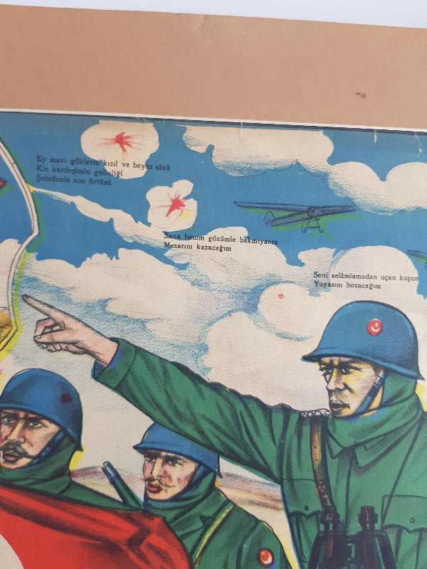 KORE'DE SAVAŞAN TÜRK ASKERLERİ AFİŞİ 