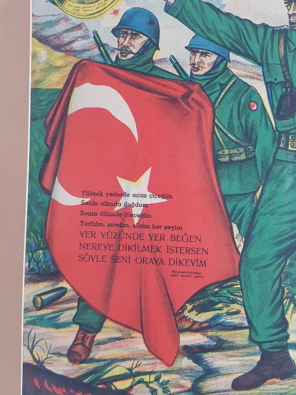 KORE'DE SAVAŞAN TÜRK ASKERLERİ AFİŞİ 