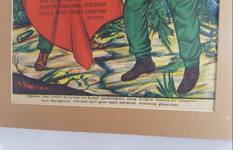 KORE'DE SAVAŞAN TÜRK ASKERLERİ AFİŞİ 