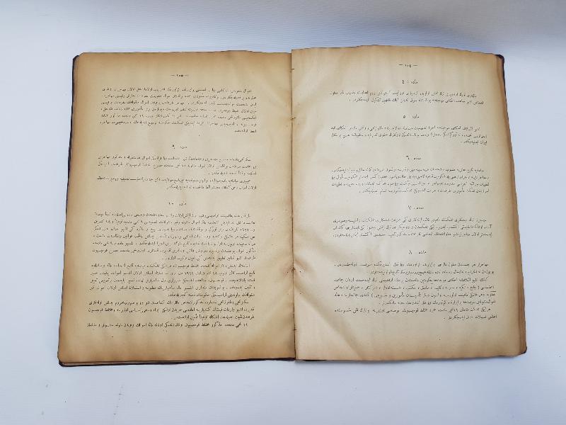 LOZAN BARIŞ ANLAŞMASININ TÜM MADDELERİNİN YAZILI OLDUĞU OSMANLICA NADİR KİTAP: LOZAN SULH MUAHEDENAMESİ