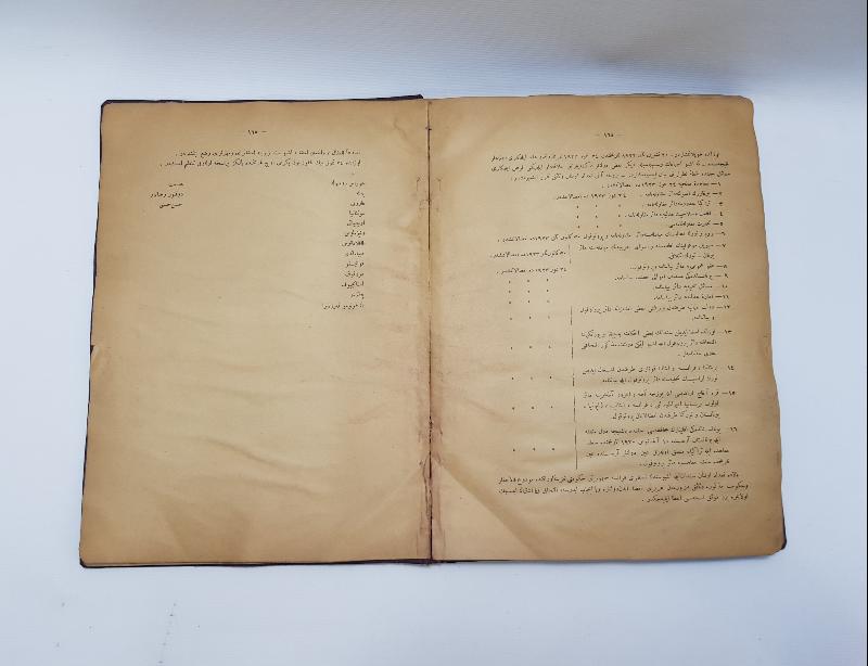 LOZAN BARIŞ ANLAŞMASININ TÜM MADDELERİNİN YAZILI OLDUĞU OSMANLICA NADİR KİTAP: LOZAN SULH MUAHEDENAMESİ