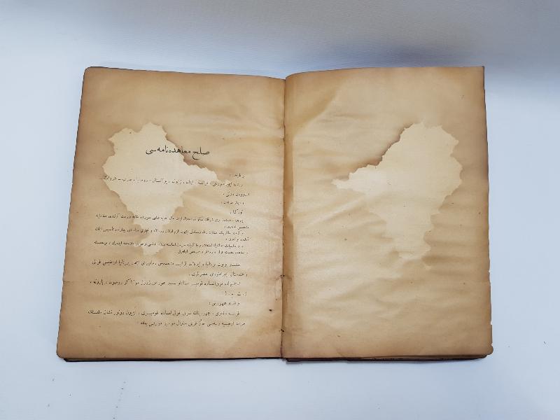 LOZAN BARIŞ ANLAŞMASININ TÜM MADDELERİNİN YAZILI OLDUĞU OSMANLICA NADİR KİTAP: LOZAN SULH MUAHEDENAMESİ