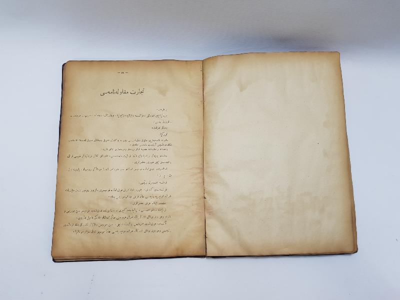 LOZAN BARIŞ ANLAŞMASININ TÜM MADDELERİNİN YAZILI OLDUĞU OSMANLICA NADİR KİTAP: LOZAN SULH MUAHEDENAMESİ