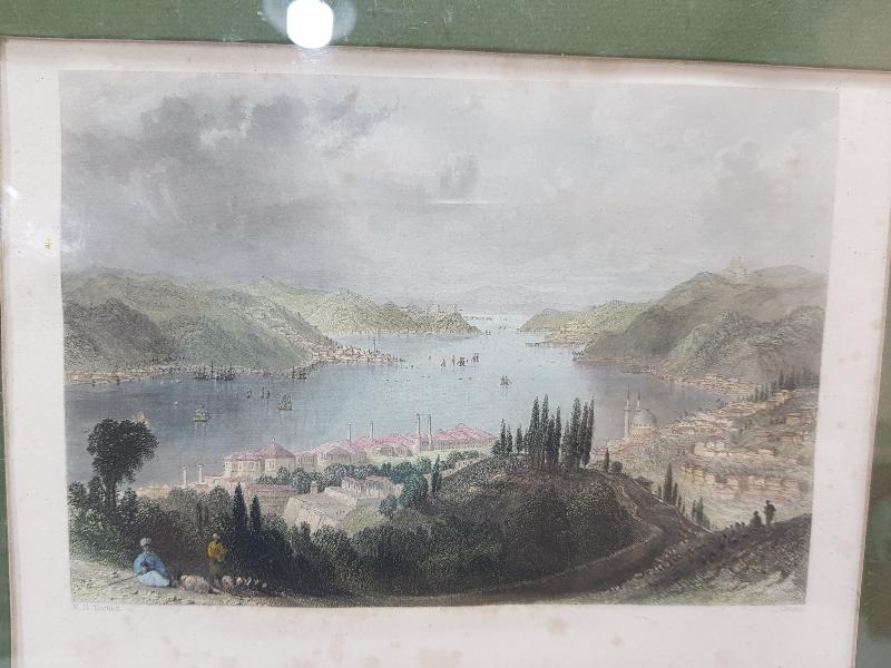 OSMANLI DÖNEMİ RENKLİ GRAVÜR: BEYLERBEYİ 