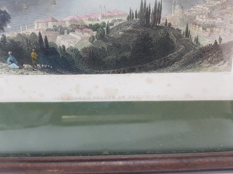 OSMANLI DÖNEMİ RENKLİ GRAVÜR: BEYLERBEYİ 