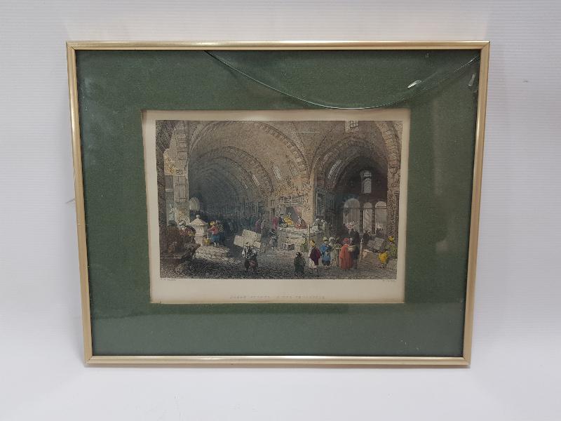 OSMANLI DÖNEMİ RENKLİ GRAVÜR: İSTANBUL KAPALIÇARŞI