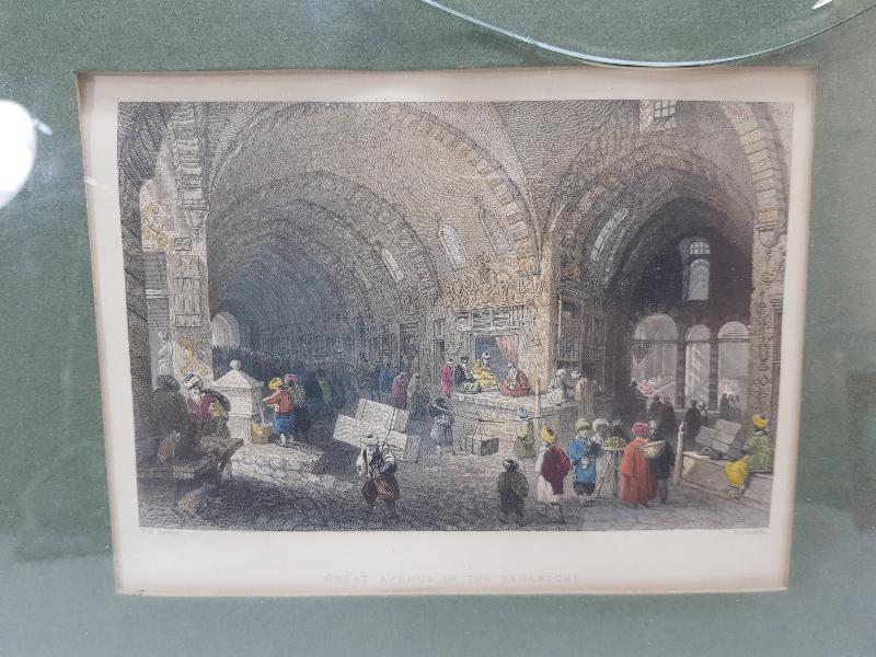 OSMANLI DÖNEMİ RENKLİ GRAVÜR: İSTANBUL KAPALIÇARŞI