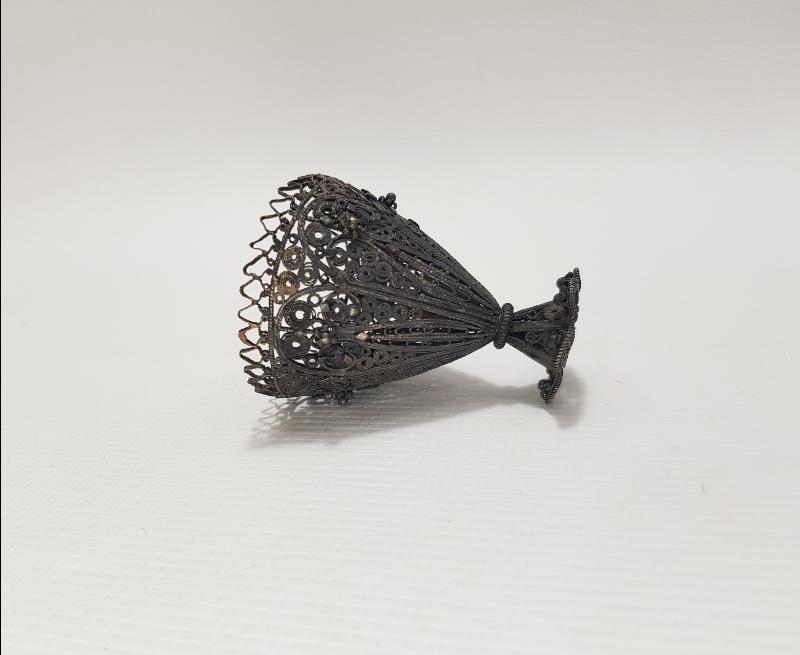 OSMANLI DÖNEMİ TELKARİ GÜMÜŞ FİNCAN ZARFI 