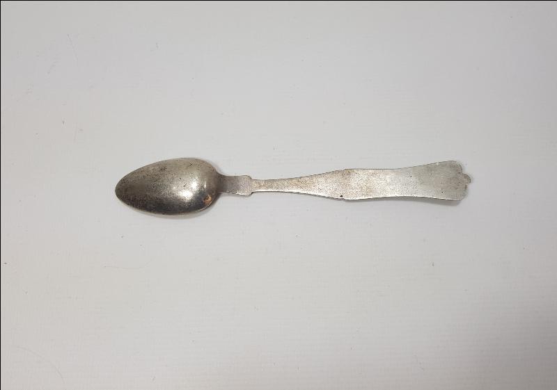 OSMANLICA YAZILI GÜMÜŞ TATLI KAŞIĞI