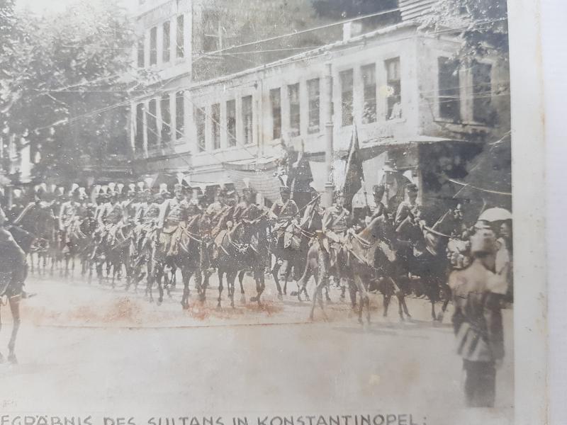 SULTAN ABDÜLHAMİD HAZ HAZRETLERİNİN CENAZE TÖRENİ ORJİNAL FOTOĞRAF