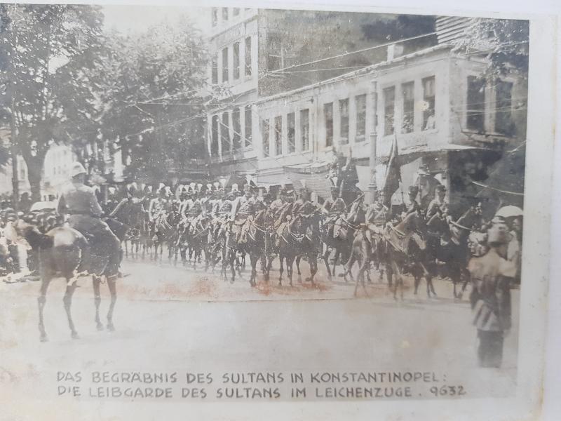 SULTAN ABDÜLHAMİD HAZ HAZRETLERİNİN CENAZE TÖRENİ ORJİNAL FOTOĞRAF