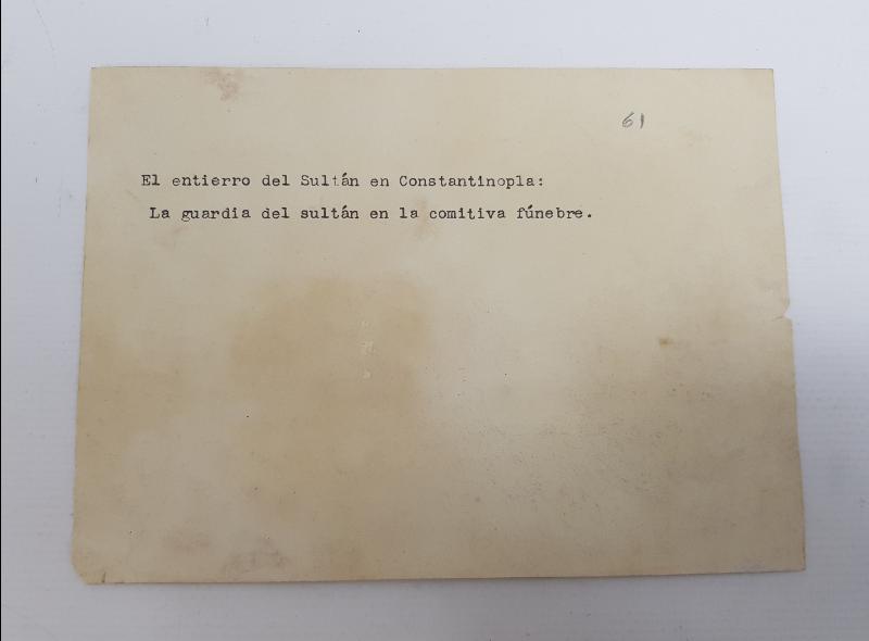 SULTAN ABDÜLHAMİD HAZ HAZRETLERİNİN CENAZE TÖRENİ ORJİNAL FOTOĞRAF