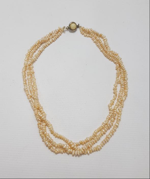 3 SIRALI ANTİKA KUM İNCİ