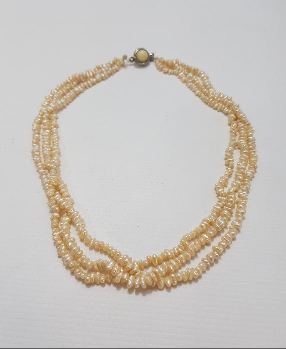 3 SIRALI ANTİKA KUM İNCİ