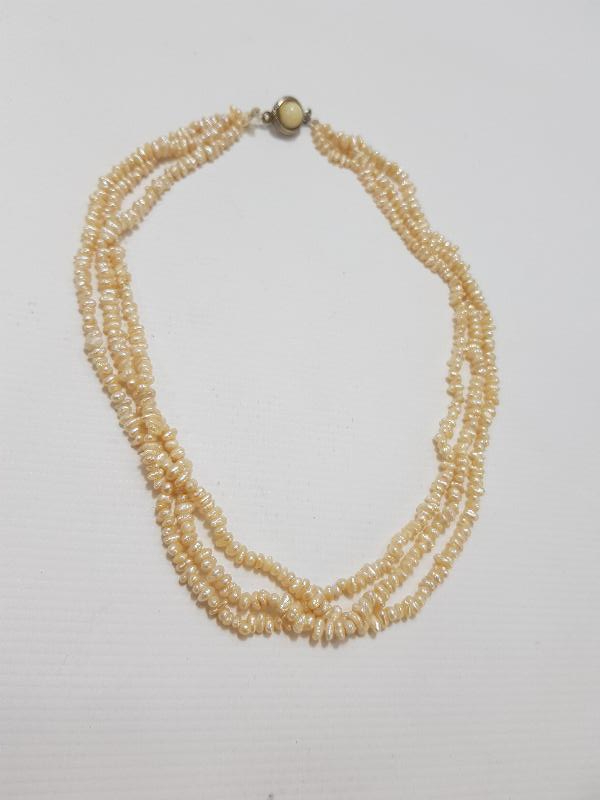 3 SIRALI ANTİKA KUM İNCİ