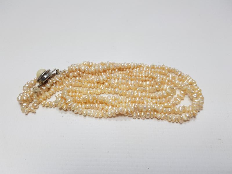 3 SIRALI ANTİKA KUM İNCİ