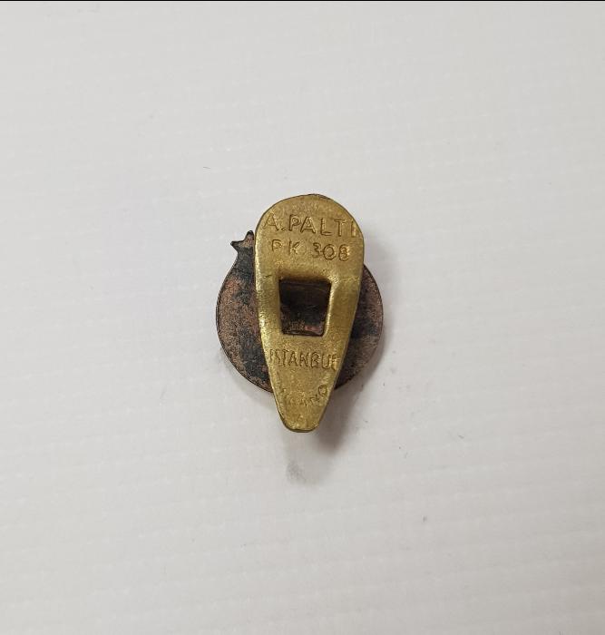 BAYRAK VE ATATÜRK TEMALI MİNELİ NADİR ROZET