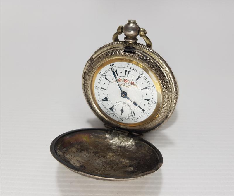 OSMANLI DÖNEMİ GÜMÜŞ KASA CEP SAATİ 