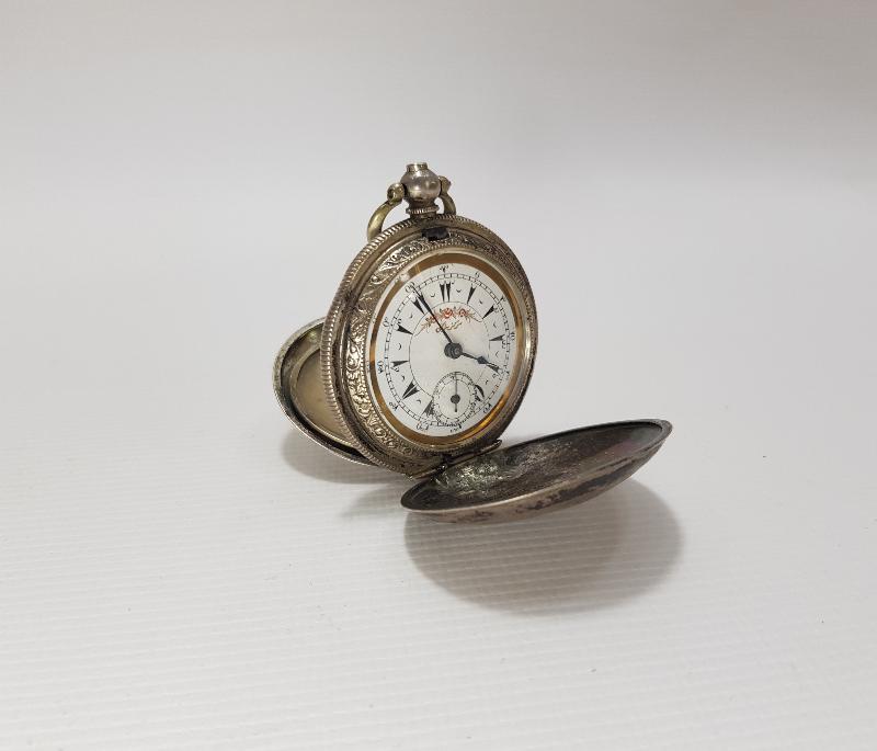 OSMANLI DÖNEMİ GÜMÜŞ KASA CEP SAATİ 