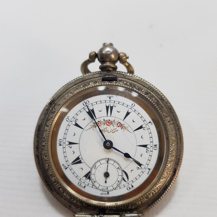 OSMANLI DÖNEMİ GÜMÜŞ KASA CEP SAATİ 