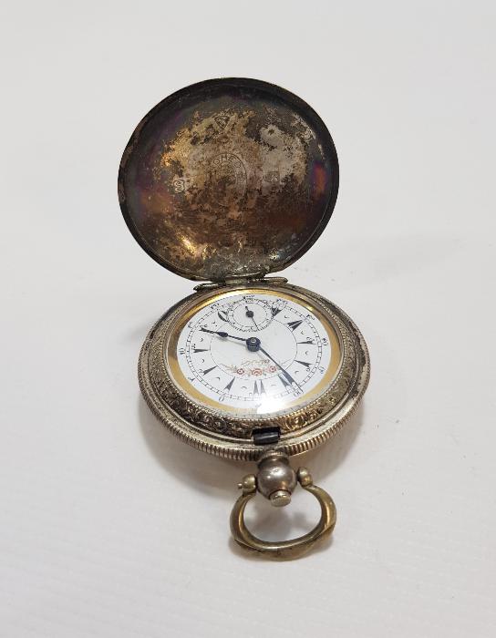 OSMANLI DÖNEMİ GÜMÜŞ KASA CEP SAATİ 