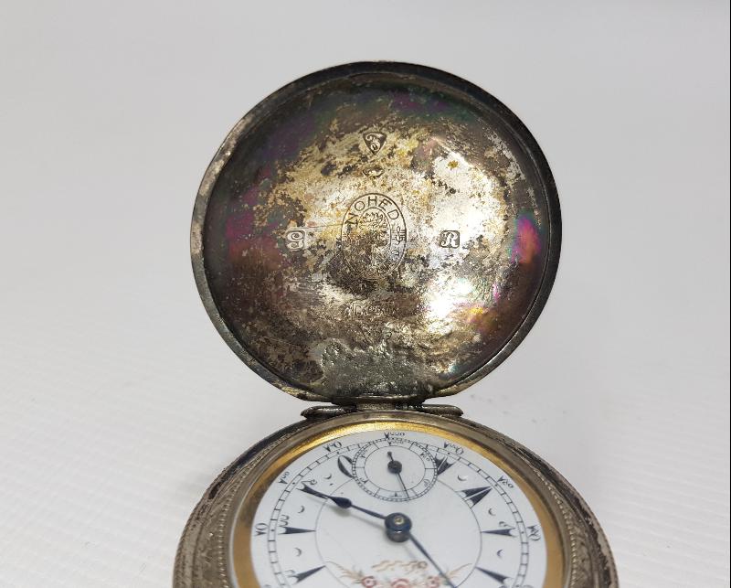 OSMANLI DÖNEMİ GÜMÜŞ KASA CEP SAATİ 