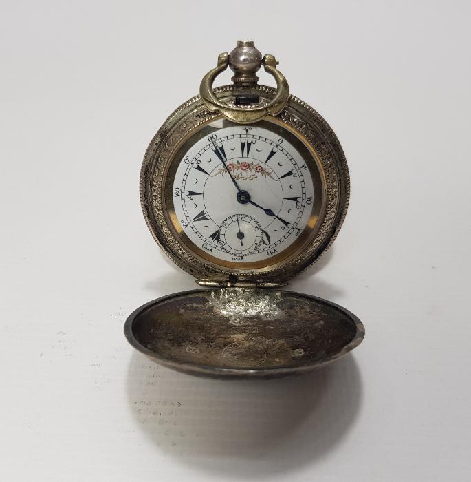 OSMANLI DÖNEMİ GÜMÜŞ KASA CEP SAATİ 