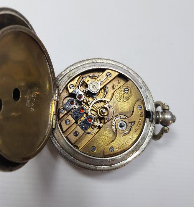 OSMANLI DÖNEMİ GÜMÜŞ KASA CEP SAATİ 