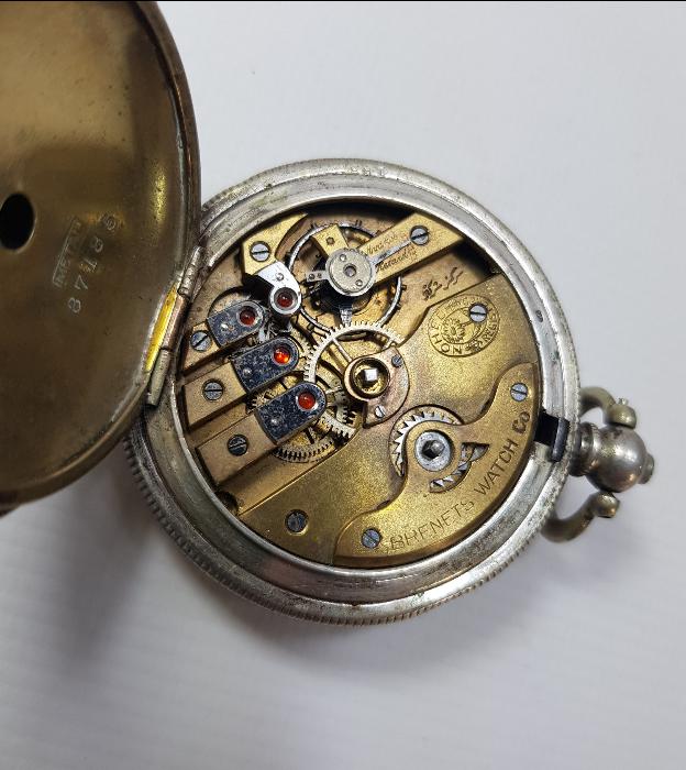 OSMANLI DÖNEMİ GÜMÜŞ KASA CEP SAATİ 