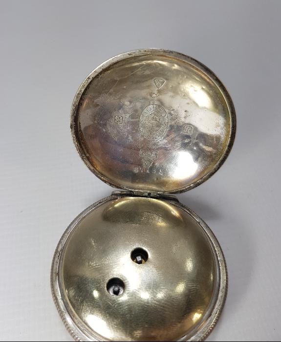 OSMANLI DÖNEMİ GÜMÜŞ KASA CEP SAATİ 