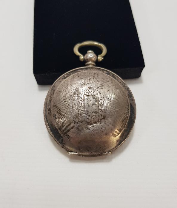 OSMANLI DÖNEMİ GÜMÜŞ KASA CEP SAATİ 