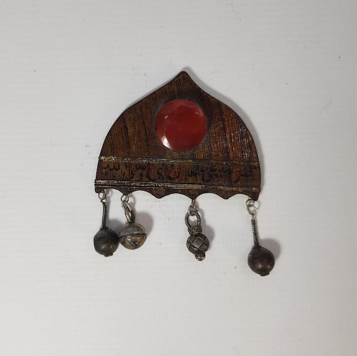 OSMANLICA YAZILI AKİK TAŞLI TILSIM KOLYE 