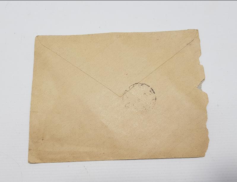 DAHİLİYE VEKALETİNDEN YALVAÇ KAYMAKAMLIĞINA GÖNDERİLMİŞ PULLU PG ZARF