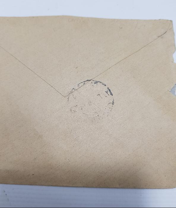 DAHİLİYE VEKALETİNDEN YALVAÇ KAYMAKAMLIĞINA GÖNDERİLMİŞ PULLU PG ZARF