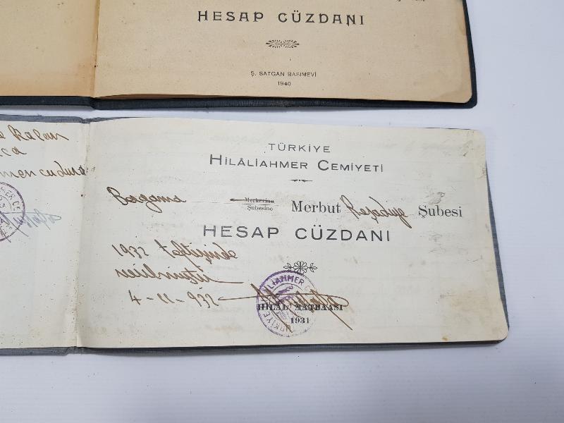 HİLALİ AHMER CEMİYETİ VE KIZILAY ŞUBE HESAP DEFTERLERİ