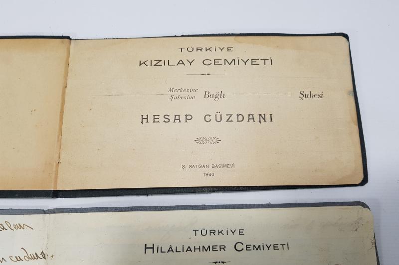 HİLALİ AHMER CEMİYETİ VE KIZILAY ŞUBE HESAP DEFTERLERİ