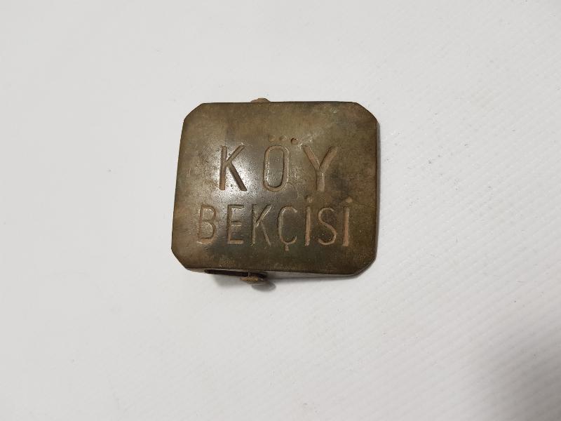 KÖY BEKÇİSİ KEMER TOKASI