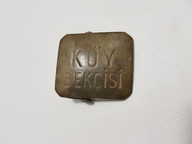 KÖY BEKÇİSİ KEMER TOKASI