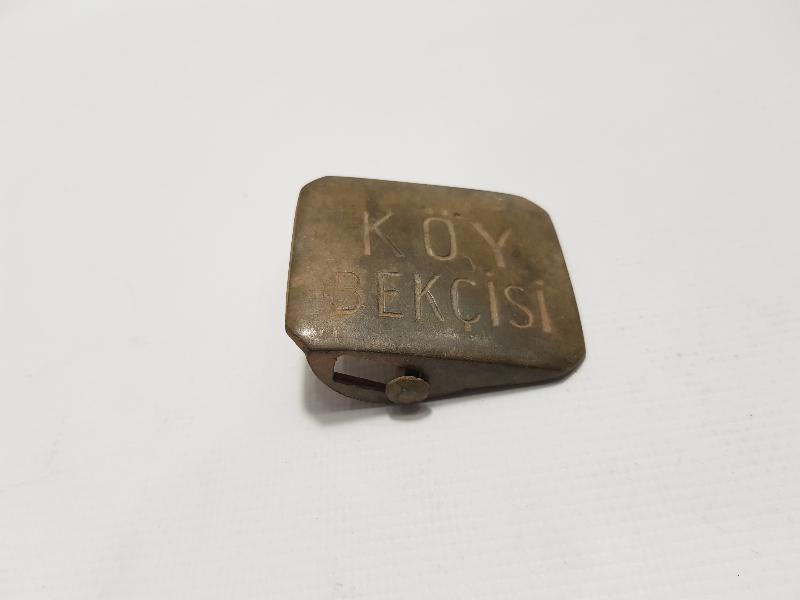 KÖY BEKÇİSİ KEMER TOKASI