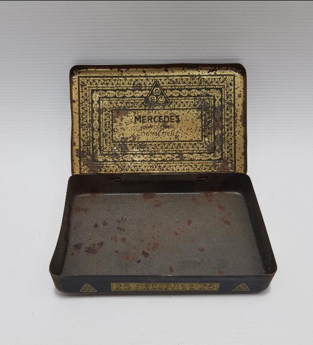 MERCEDES MARKA TENEKE SİGARA KUTUSU