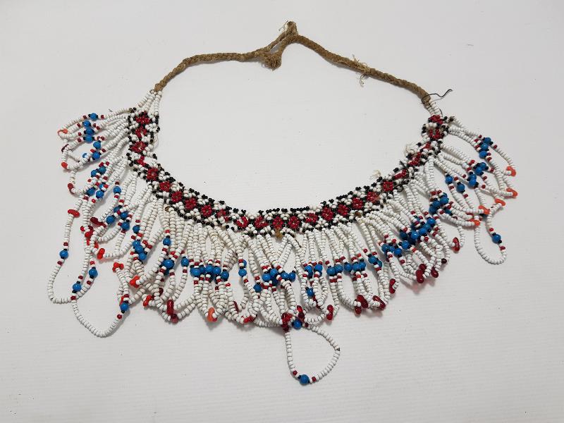 OSMANLI DÖNEMİ EGE BÖLGESİ BONCUK İŞLEME KADIN ALINLIĞI