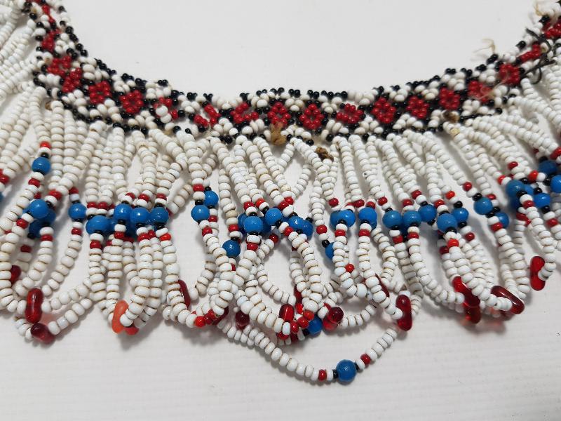 OSMANLI DÖNEMİ EGE BÖLGESİ BONCUK İŞLEME KADIN ALINLIĞI