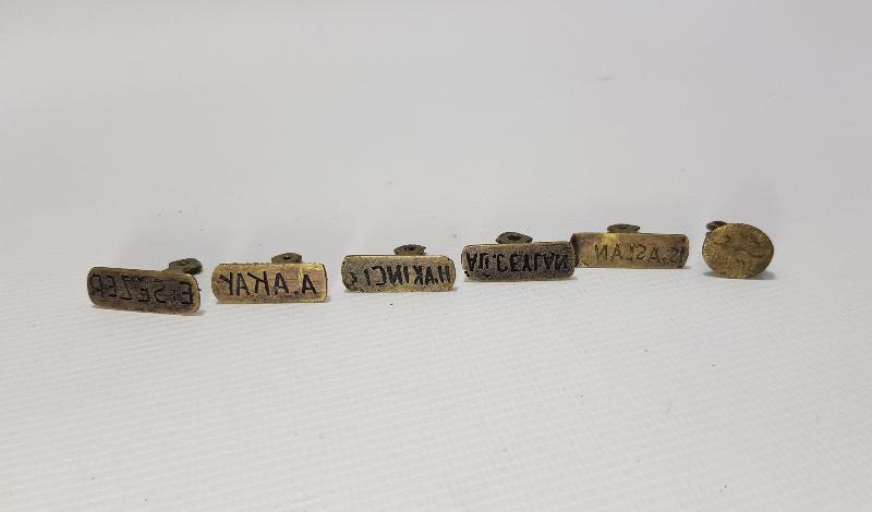 OSMANLI VE TC DÖNEMİ 6 ADET ŞAHIS MÜHRÜ