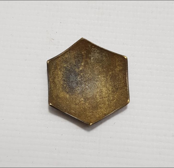 OSMANLICA MEHMET PEHLİVAN 1315 YAZILI METAL PLAKA