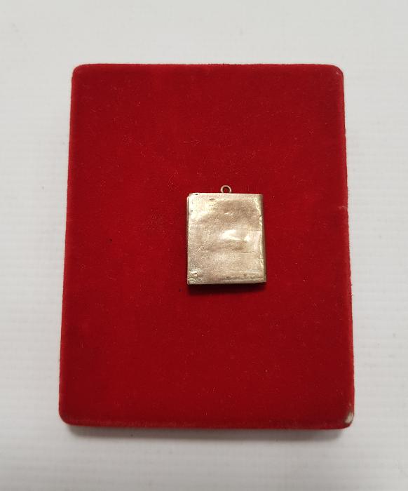 ANTİKA ALTIN KAPLAMA RESİMLİK KOLYE UCU