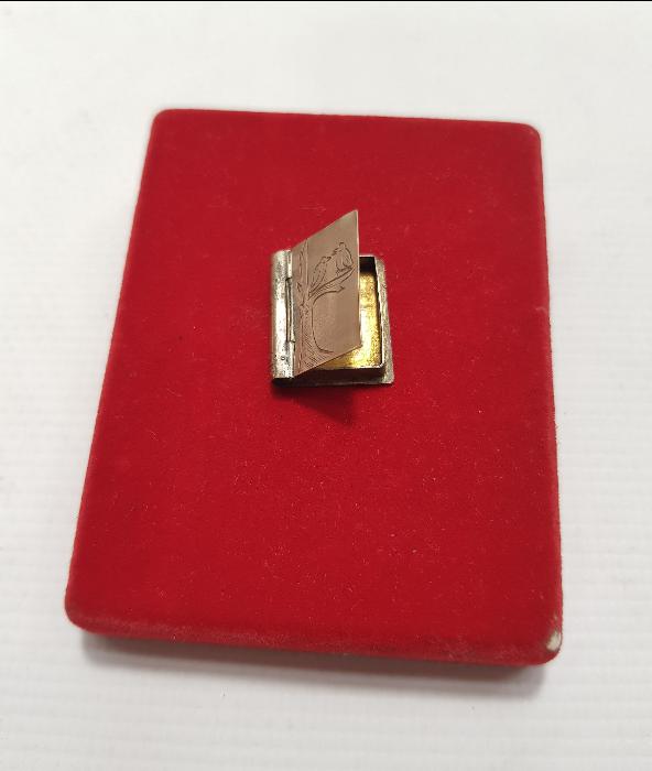 ANTİKA ALTIN KAPLAMA RESİMLİK KOLYE UCU