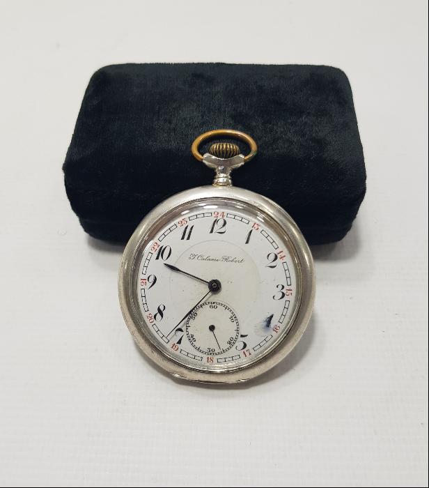 ANTİKA GÜMÜŞ CEP SAATİ 