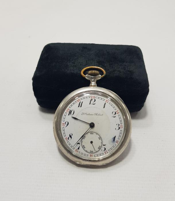 ANTİKA GÜMÜŞ CEP SAATİ 