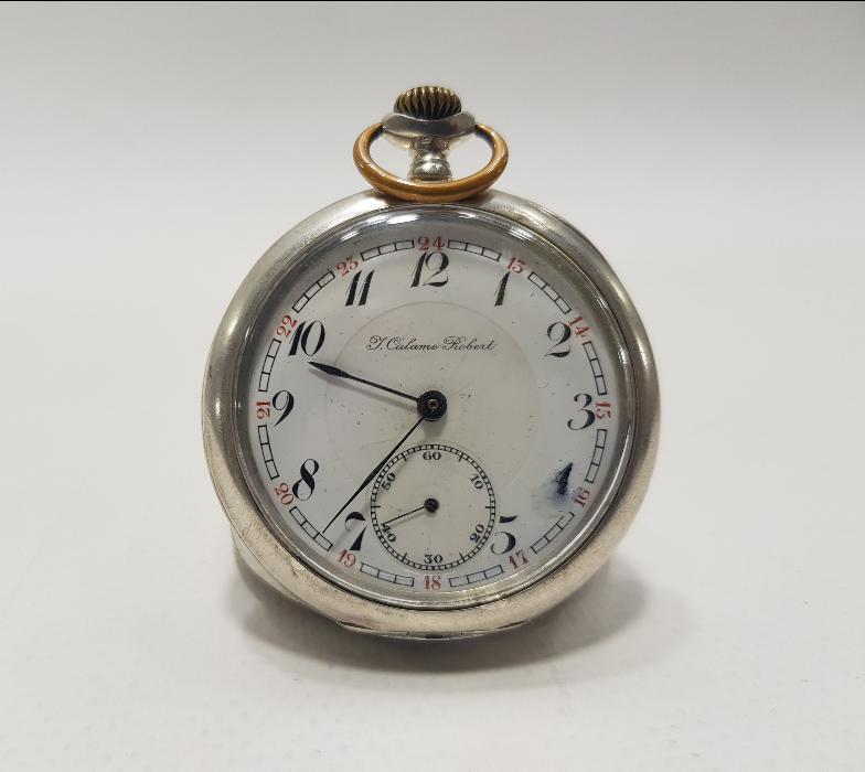 ANTİKA GÜMÜŞ CEP SAATİ 