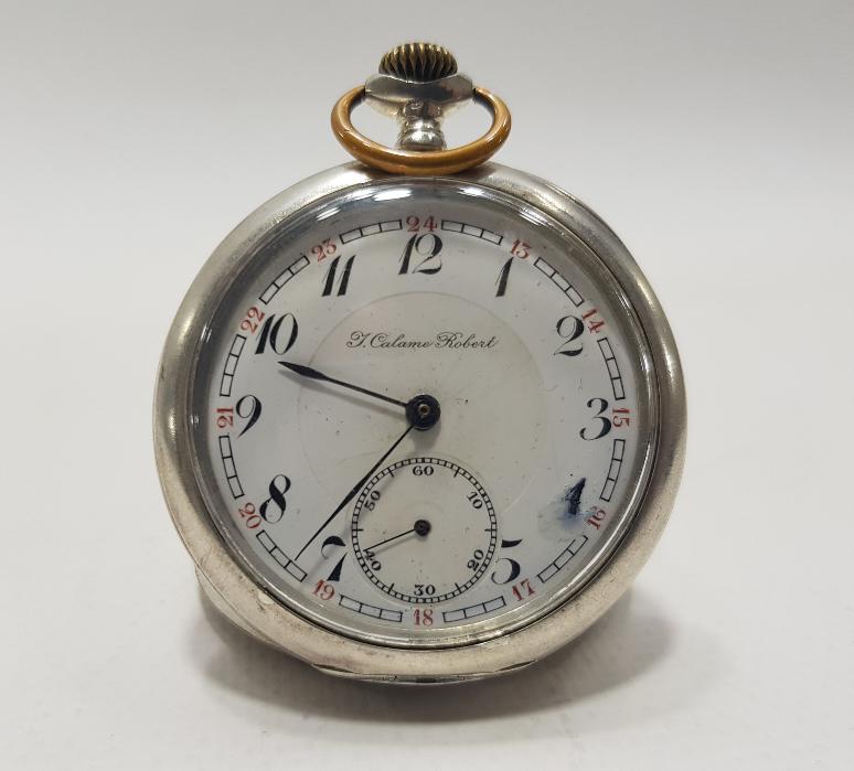 ANTİKA GÜMÜŞ CEP SAATİ 